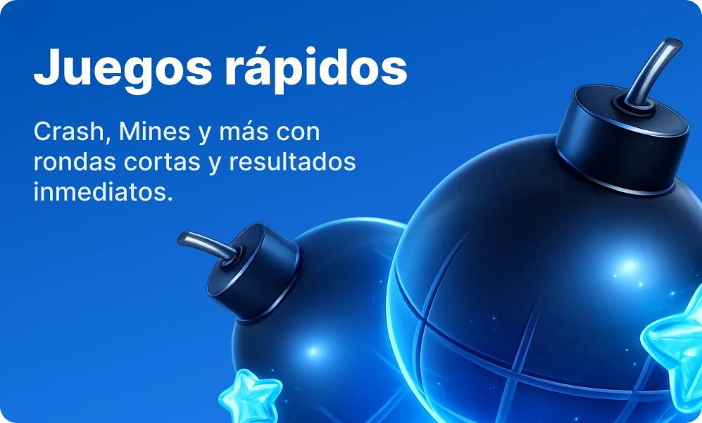 Juegos rápidos 1win con bomba azul y estilo dinámico para rondas cortas