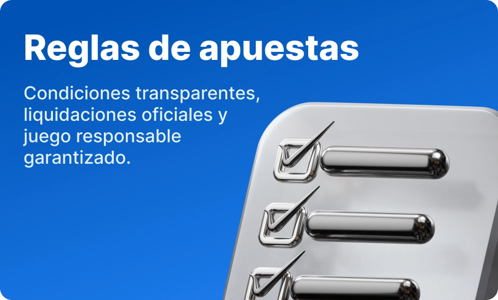 Reglas de apuestas 1win con lista de verificación y fondo azul corporativo