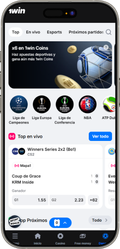 Captura de pantalla de la página de deportes