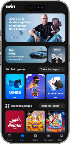 Captura de pantalla de la página principal
